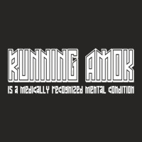 Running Amok 1 Ladies Fitted T-shirt | Artistshot