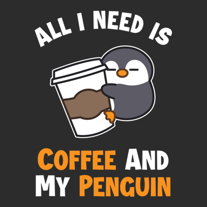 Coffee And My Penguin Sea Bird King Emperor Penguin Pullover Hoodie Exclusive T-shirt by MaragretPolino | Artistshot