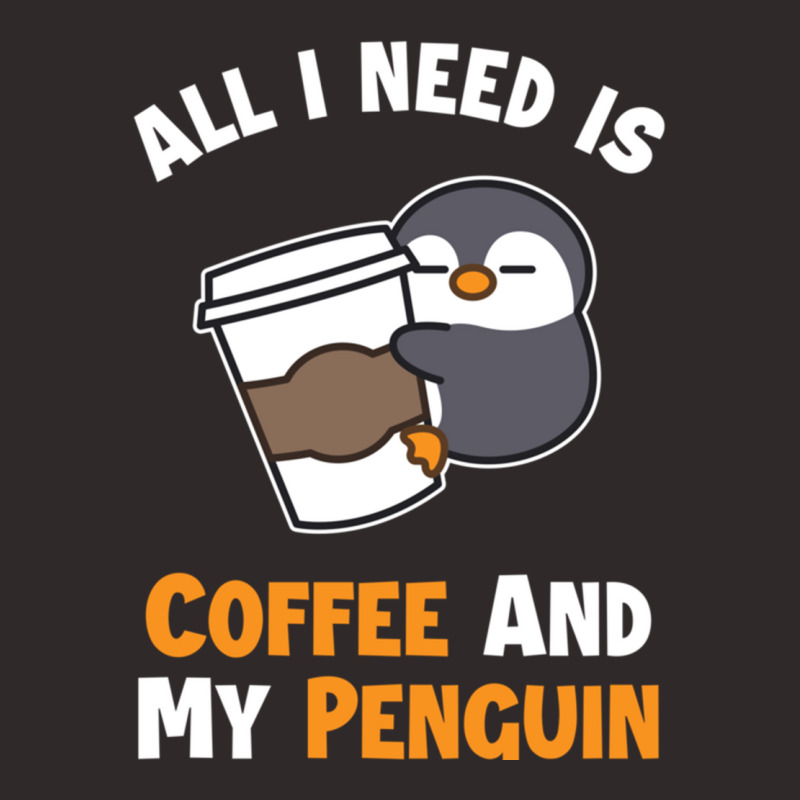 Coffee And My Penguin Sea Bird King Emperor Penguin Pullover Hoodie Racerback Tank by MaragretPolino | Artistshot