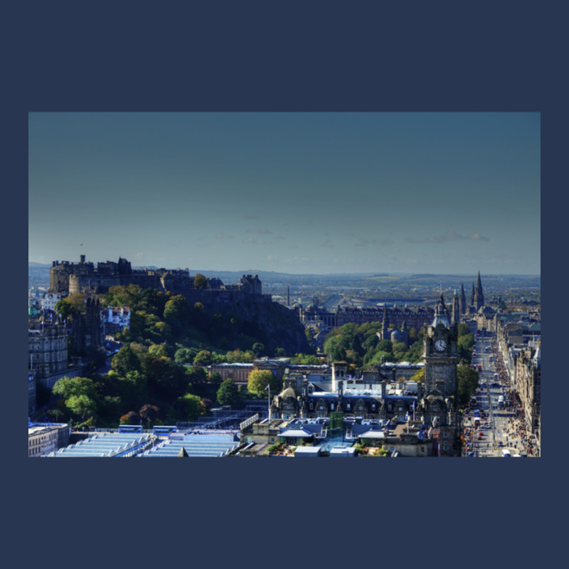 Edinburgh City Centre, Scotland Men Denim Jacket | Artistshot