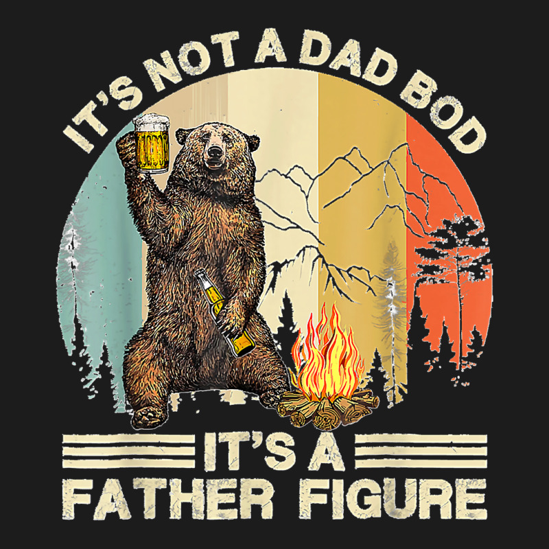 Funny Bear Camping It's Not A Dad Bod It's A Father Figure Hoodie & Jogger Set | Artistshot