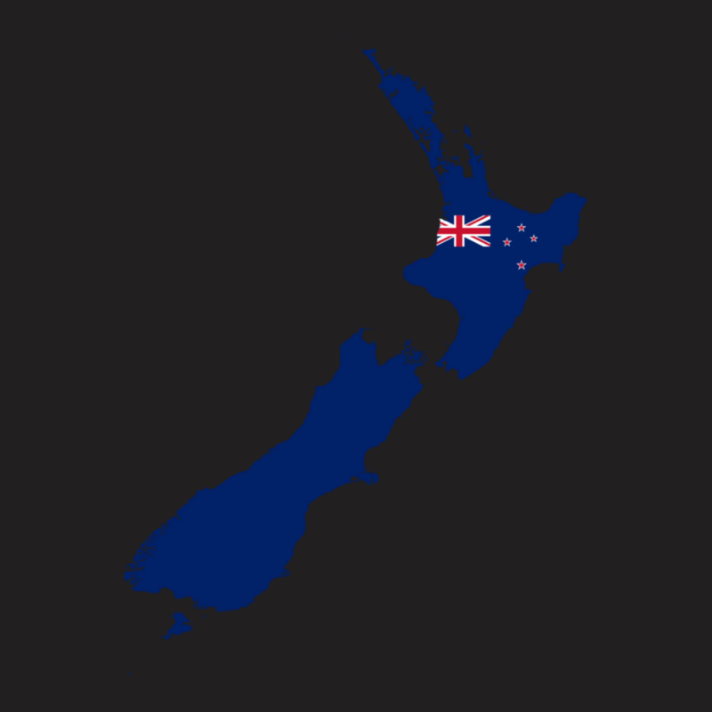 Flag Map Of New Zealand T-shirt | Artistshot