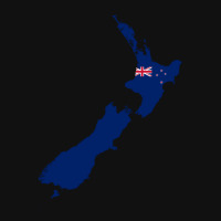 Flag Map Of New Zealand Graphic T-shirt | Artistshot