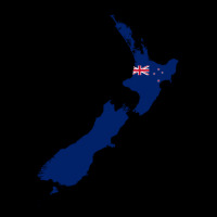 Flag Map Of New Zealand Pocket T-shirt | Artistshot