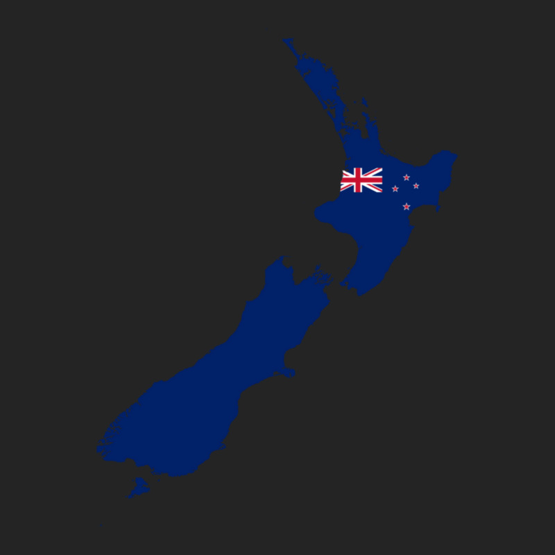 Flag Map Of New Zealand 3/4 Sleeve Shirt | Artistshot