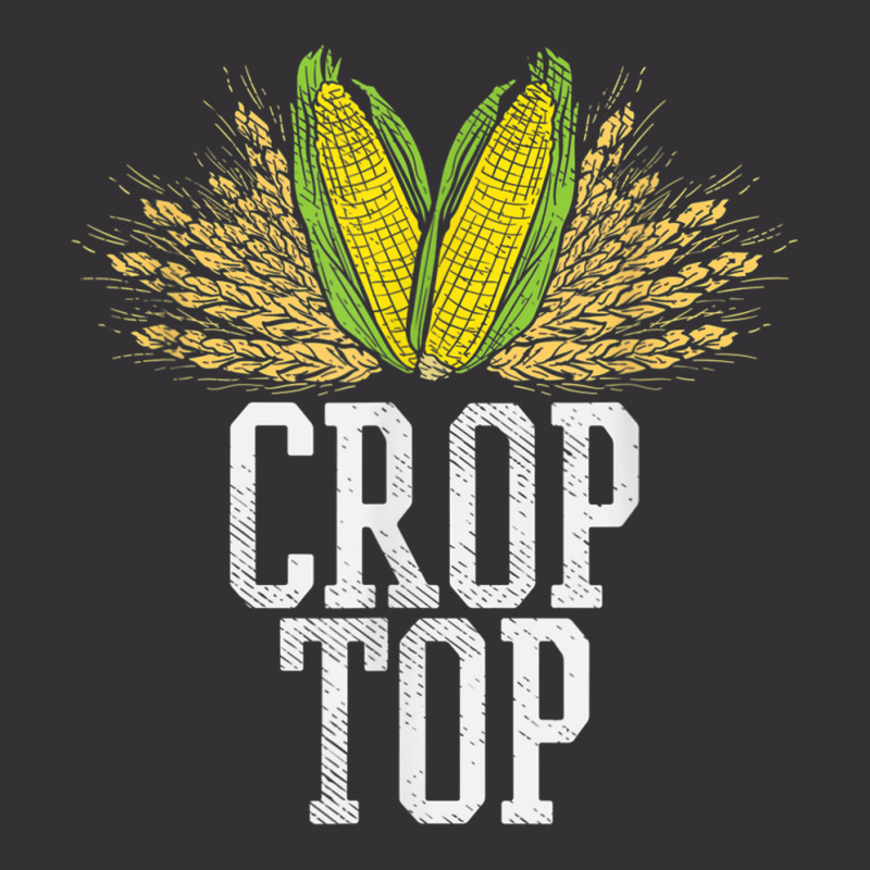 Crop Top Farm Pun Corn Farming - Agriculture - Funny Farmer Vintage Short | Artistshot