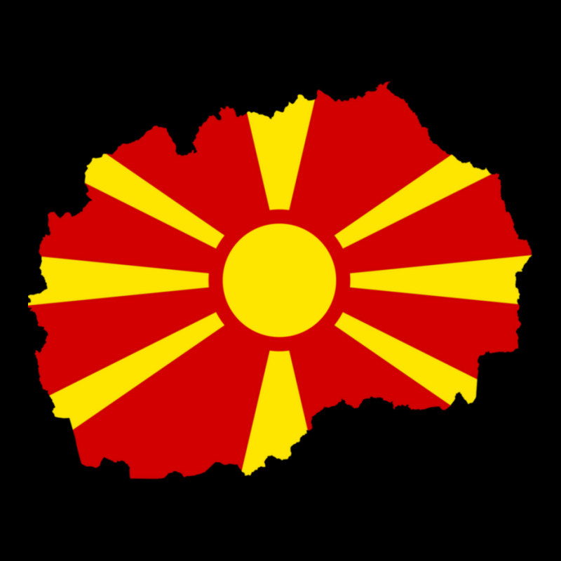 Flag Map Of North Macedonia Kids Cap | Artistshot