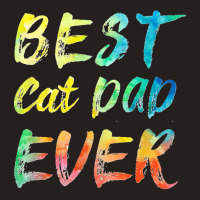 Funny Best Cat Dad Ever Father's Day Gift Tank Top | Artistshot