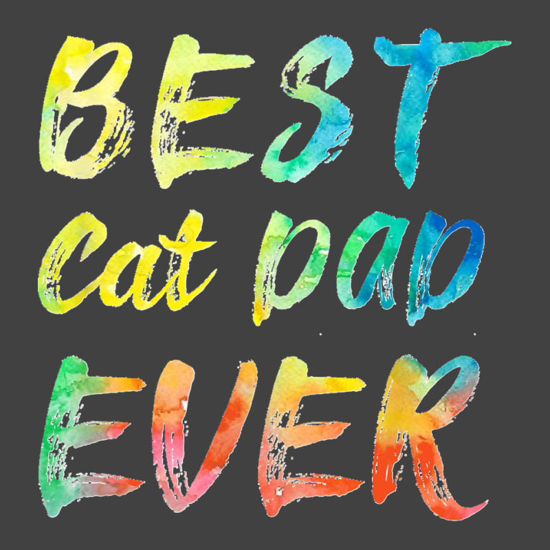 Funny Best Cat Dad Ever Father's Day Gift Vintage T-shirt | Artistshot