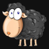 Funny Black Baa Sheep Graphic T-shirt | Artistshot