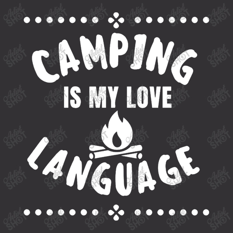 Camping Is My Love Language Vintage Hoodie And Short Set by duwenoz | Artistshot