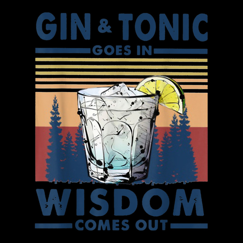 Gin Goes In Wisdom Comes Out And Tonic Women's V-Neck T-Shirt by VirginiaLynetteScott | Artistshot