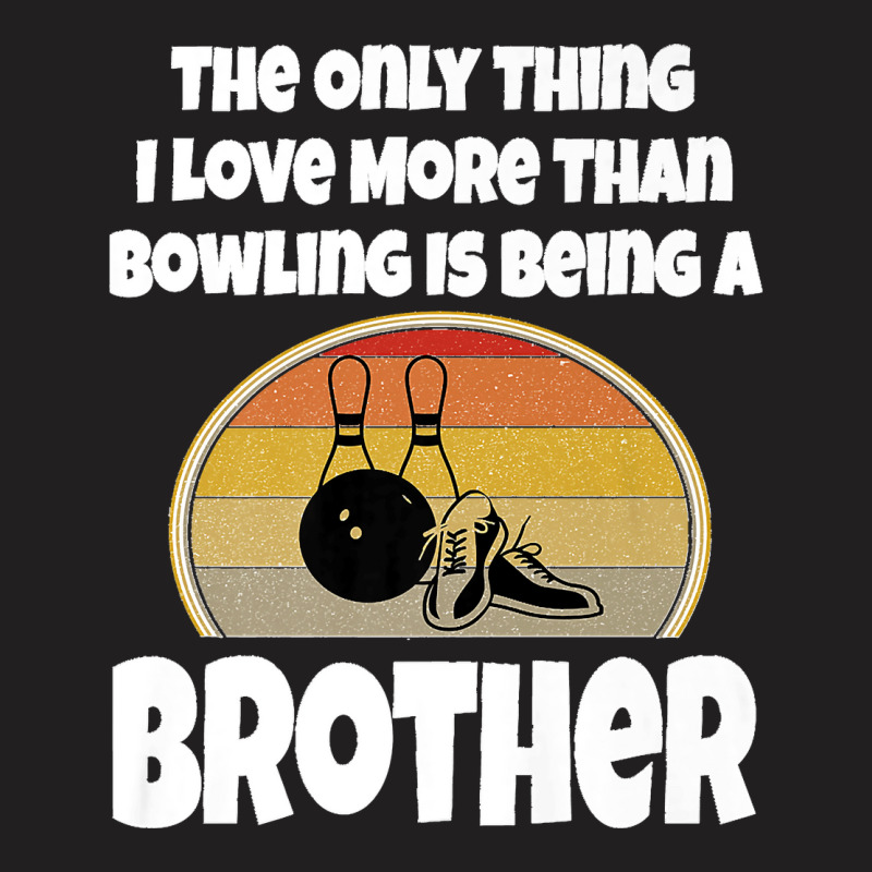 Funny Bowling Brother Sibling Bowler Retro Sunset Team Group Premium T-shirt | Artistshot