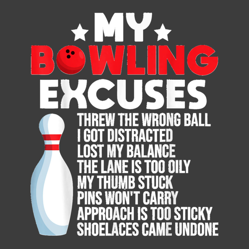 Funny Bowling Excuses For Bowler Men's Polo Shirt | Artistshot