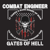 Mens Combat Engineer Rare Breed Of Man Combat Engineering T Shirt Vintage Cap | Artistshot