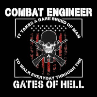 Mens Combat Engineer Rare Breed Of Man Combat Engineering T Shirt Toddler 3/4 Sleeve Tee | Artistshot