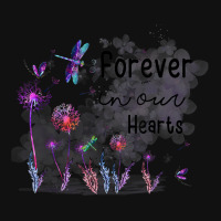 Forever In Our Hearts Dandelion Dragonfly Memorial Women Men Graphic T-shirt | Artistshot