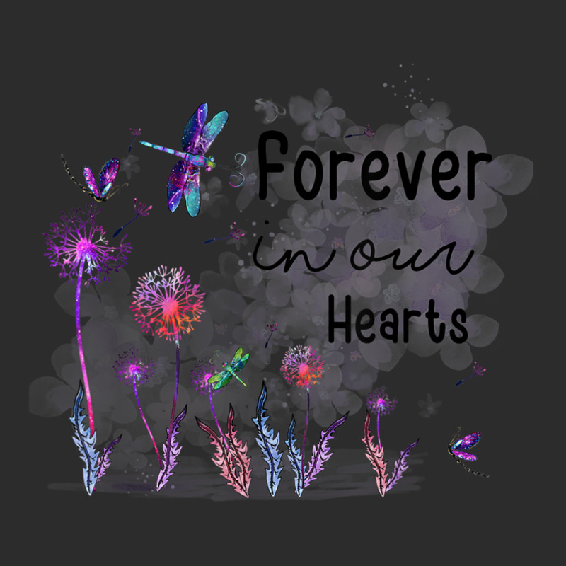 Forever In Our Hearts Dandelion Dragonfly Memorial Women Men Exclusive T-shirt by CarolinePascua | Artistshot