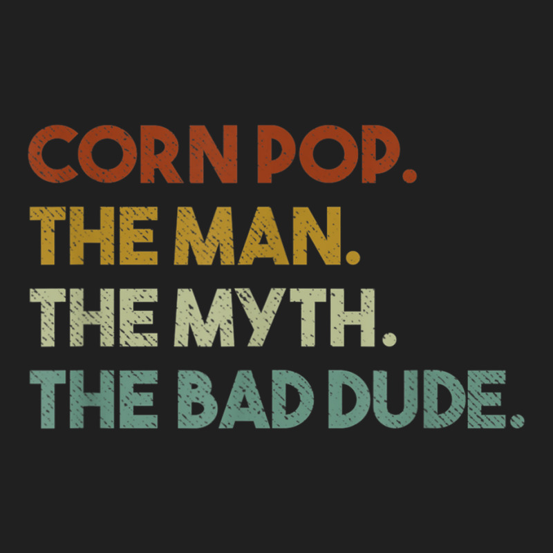 Vintage Corn Pop Was A Bad Dude Funny Drawstring Bags | Artistshot