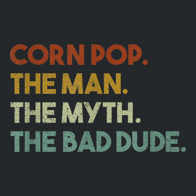 Vintage Corn Pop Was A Bad Dude Funny Crewneck Sweatshirt | Artistshot