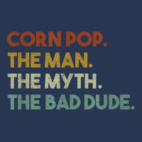 Vintage Corn Pop Was A Bad Dude Funny Men Denim Jacket | Artistshot