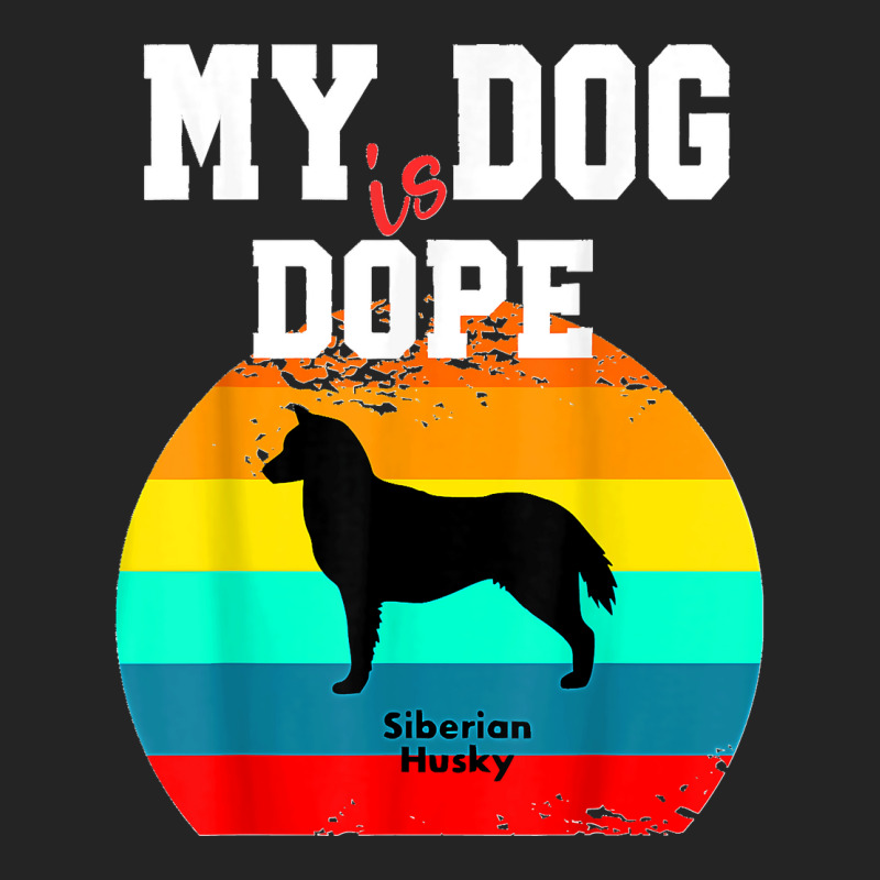 Dope Dog Lover Siberian Husky 3/4 Sleeve Shirt by JOSEPHDOMINICWILLIS | Artistshot