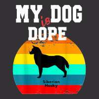 Dope Dog Lover Siberian Husky Vintage Hoodie | Artistshot