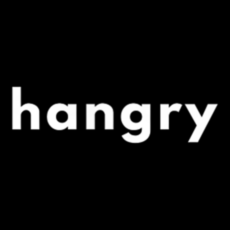 Hangry Angry Hungry Combined Funny Minimal T Shirt Women's V-Neck T-Shirt by buske | Artistshot