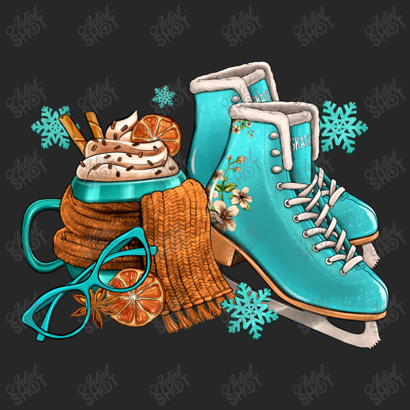 Winter Ice Skating Boots And Coffee Women's Pajamas Set by FaDigitalArtStudio | Artistshot