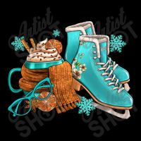 Winter Ice Skating Boots And Coffee Cropped Hoodie | Artistshot