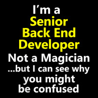 Senior Back End Developer Job Career Database Analyst T Shirt Kids Cap | Artistshot