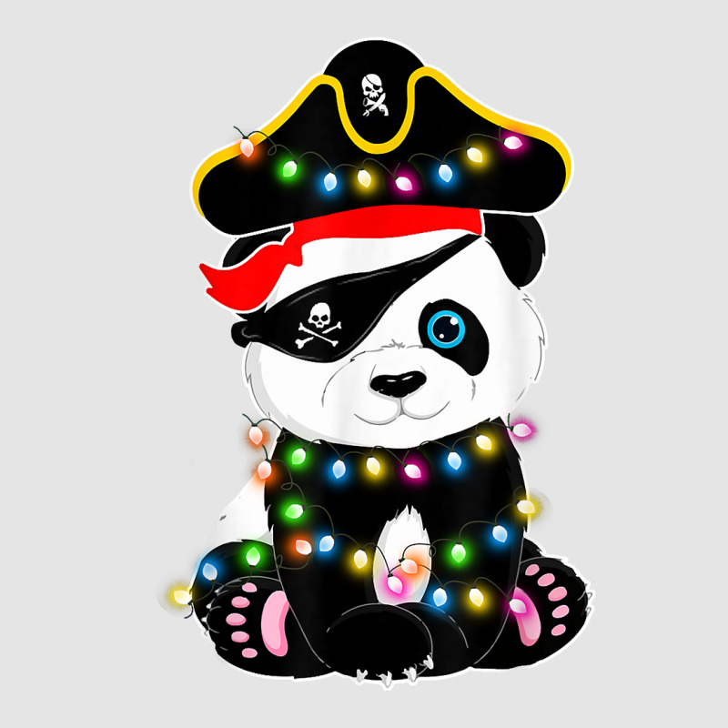 Pirate Panda Lights Christmas Pajama Gifts For Girl Teen Kid T Shirt Exclusive T-shirt | Artistshot