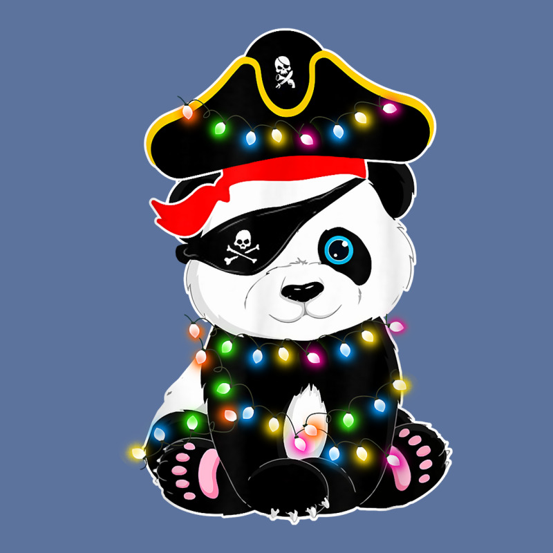 Pirate Panda Lights Christmas Pajama Gifts For Girl Teen Kid T Shirt Lightweight Hoodie | Artistshot