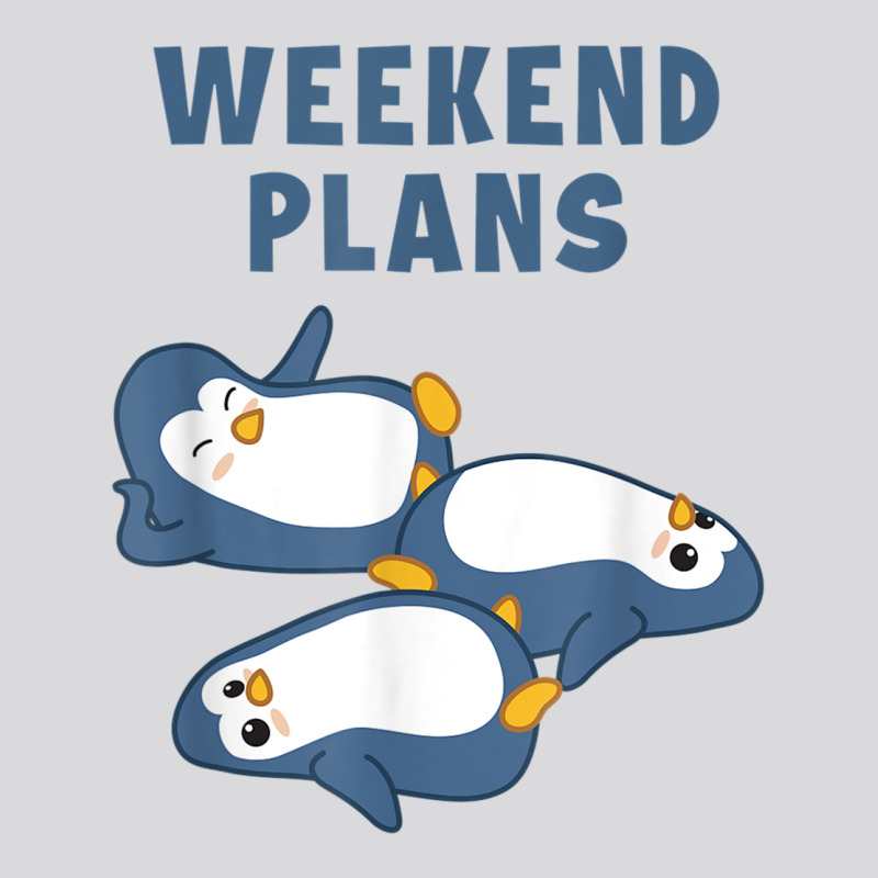 Weekend Plans Emperor Sea Bird King Penguin Lover Penguin Women's Triblend Scoop T-shirt by ChristianLing | Artistshot