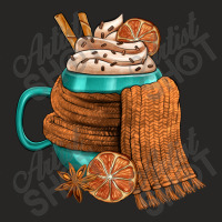 Winter Coffee Cup With Scarf Ladies Fitted T-shirt | Artistshot