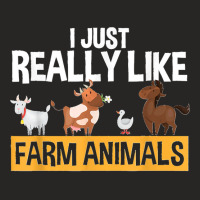 Farm Animals Funny Professional Farmer Farming Lover Ladies Fitted T-shirt | Artistshot