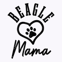 Womens Beagle Mama Heart Paw Funny Cute Dog Lover Beagle Mom Tank Top | Artistshot