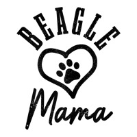 Womens Beagle Mama Heart Paw Funny Cute Dog Lover Beagle Mom Crewneck Sweatshirt | Artistshot