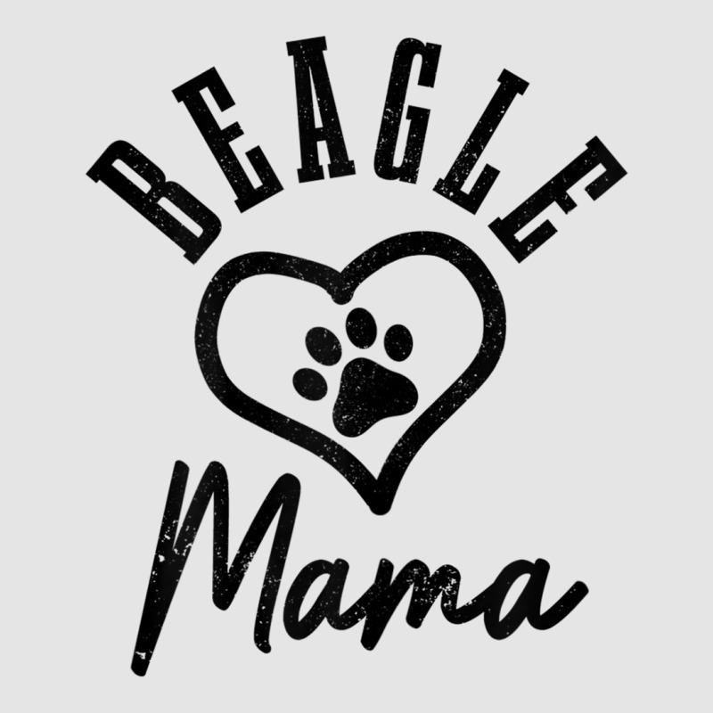 Womens Beagle Mama Heart Paw Funny Cute Dog Lover Beagle Mom Exclusive T-shirt | Artistshot