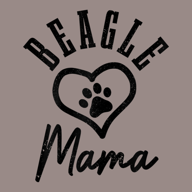 Womens Beagle Mama Heart Paw Funny Cute Dog Lover Beagle Mom Vintage T-shirt | Artistshot