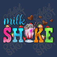 Milk Shake With Chocolate Heart Ladies Denim Jacket | Artistshot