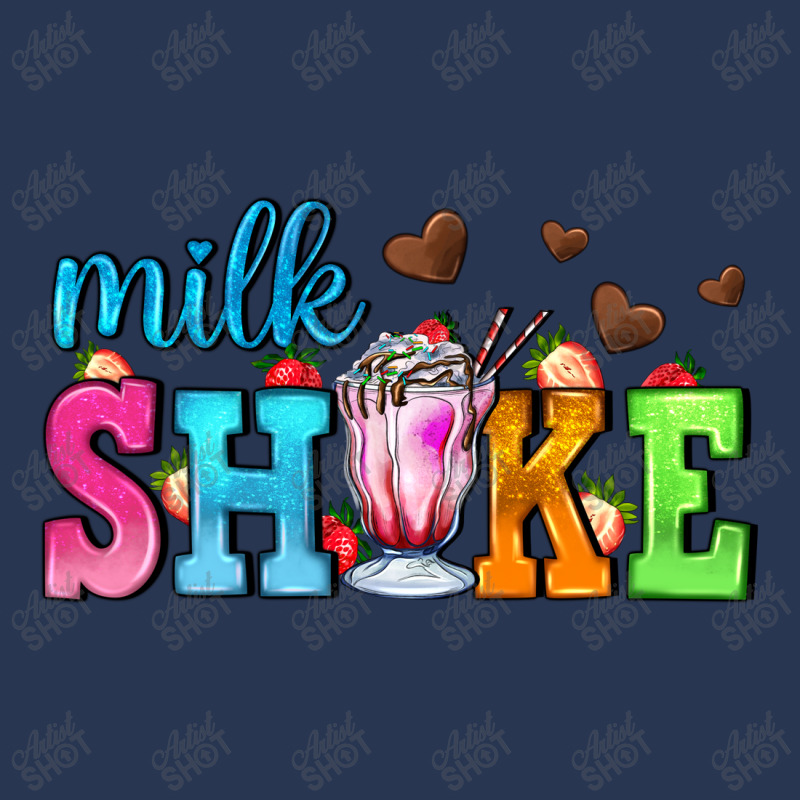 Milk Shake With Chocolate Heart Ladies Denim Jacket by AdoDesignShop | Artistshot