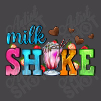 Milk Shake With Chocolate Heart Ladies Polo Shirt | Artistshot