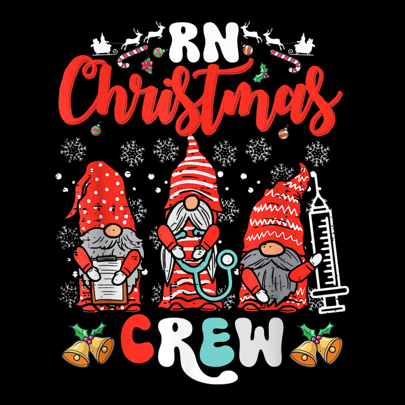 Rn Christmas Crew Nurse Christmas Gnomes Cute Xmas T Shirt V-neck Tee | Artistshot