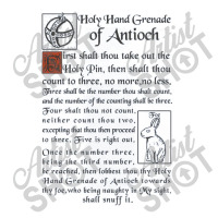 Holy Hand Grenade Script   Holy Grail 3/4 Sleeve Shirt | Artistshot