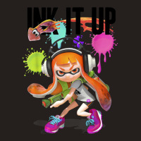 Splatoon Ink It Up Squid Inkling Splatter Poster Tank Top | Artistshot