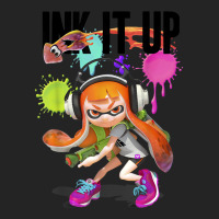 Splatoon Ink It Up Squid Inkling Splatter Poster 3/4 Sleeve Shirt | Artistshot