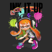 Splatoon Ink It Up Squid Inkling Splatter Poster Exclusive T-shirt | Artistshot