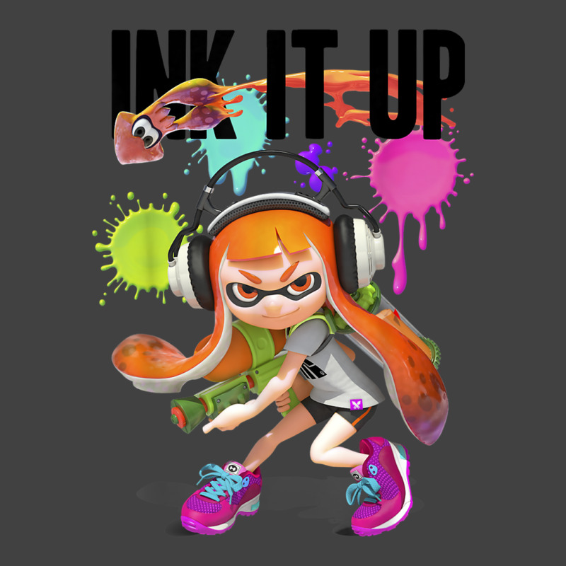 Splatoon Ink It Up Squid Inkling Splatter Poster Vintage T-shirt | Artistshot