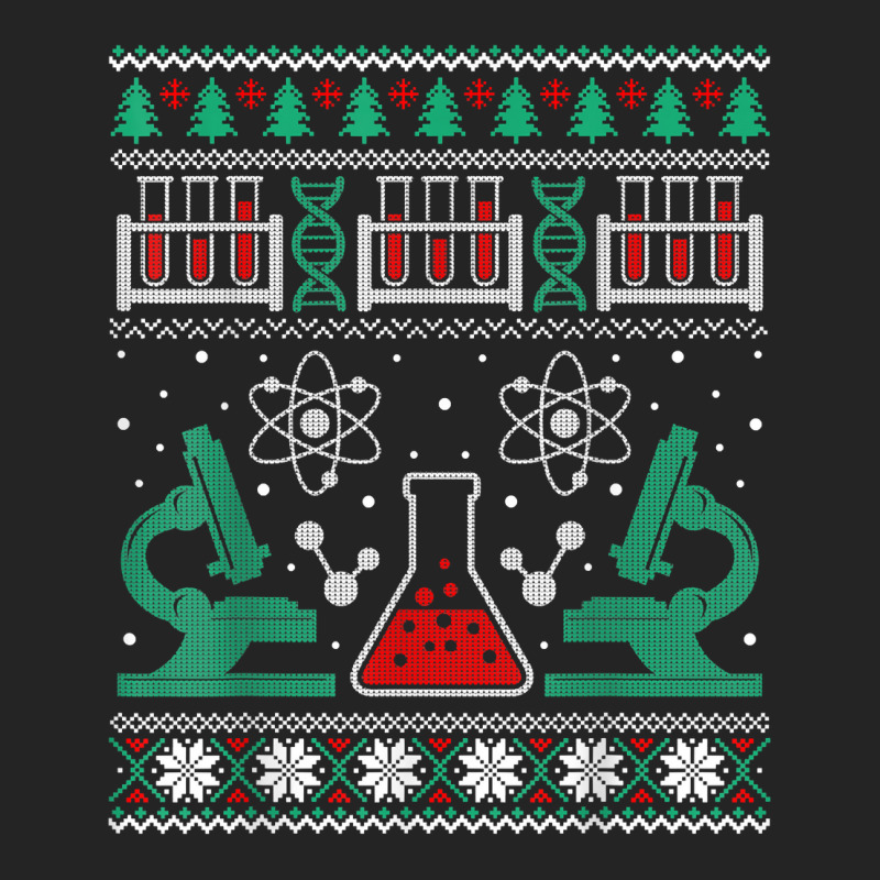 Science Ugly Xmas Sweater Funny Scientist Christmas T Shirt 3/4 Sleeve Shirt | Artistshot